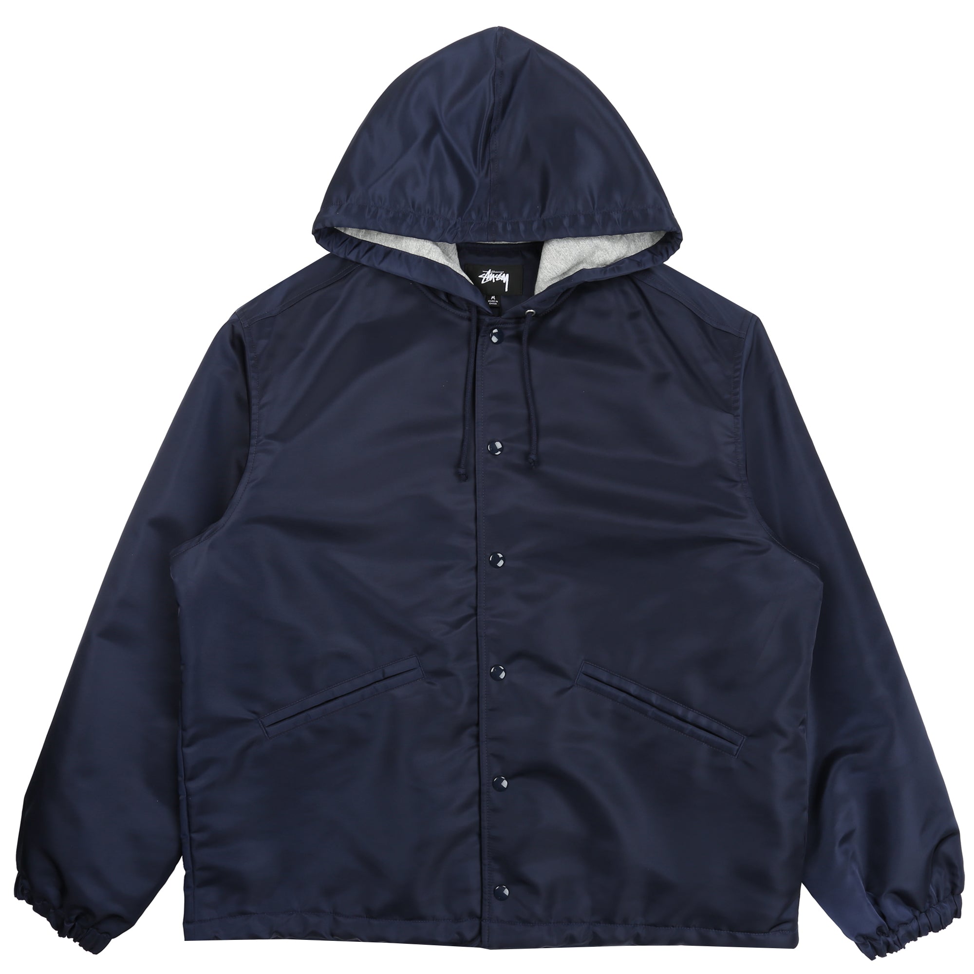 Hooded Coaches Jacket- Navy – Supply Store
