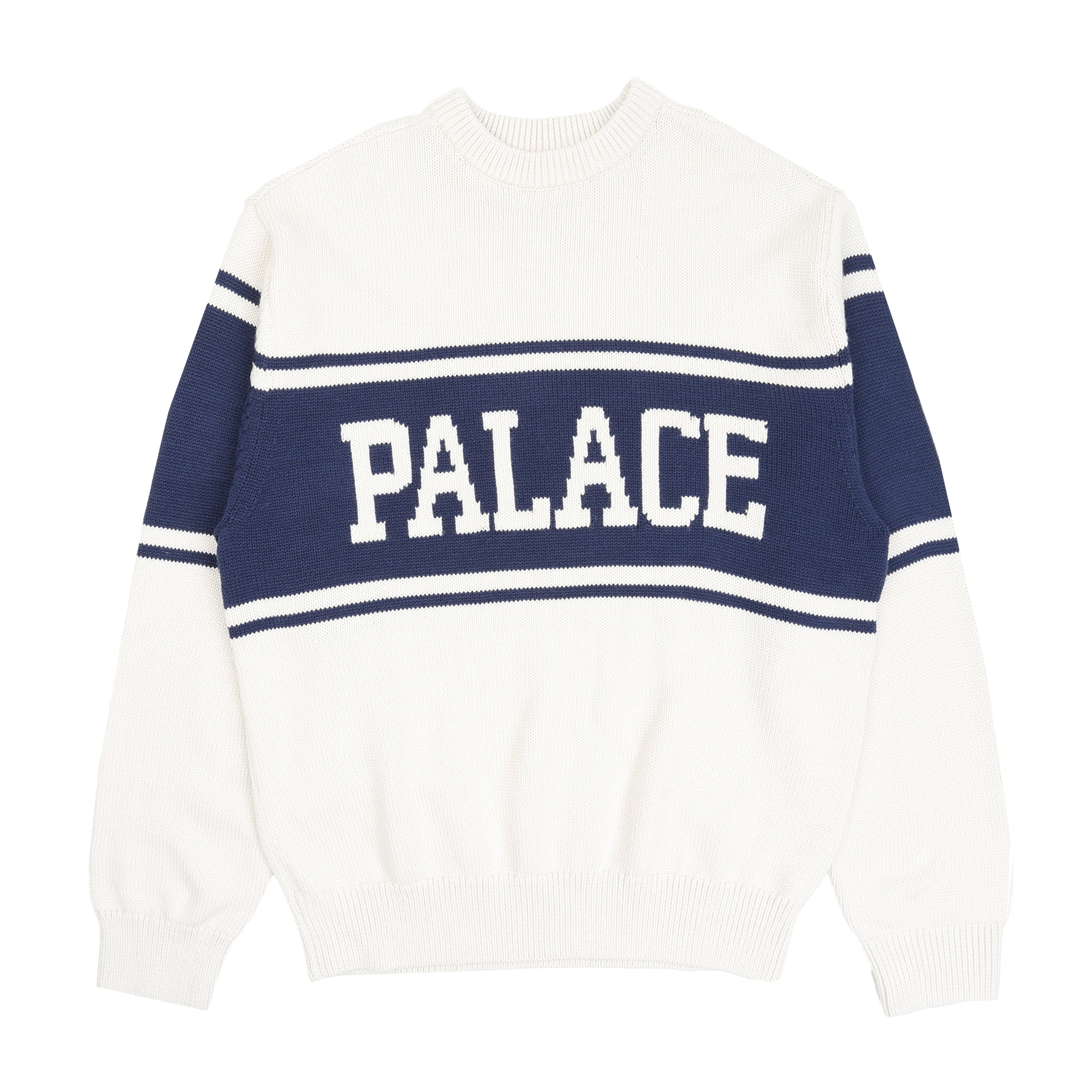 College Stripe Knit - White – Supply Store