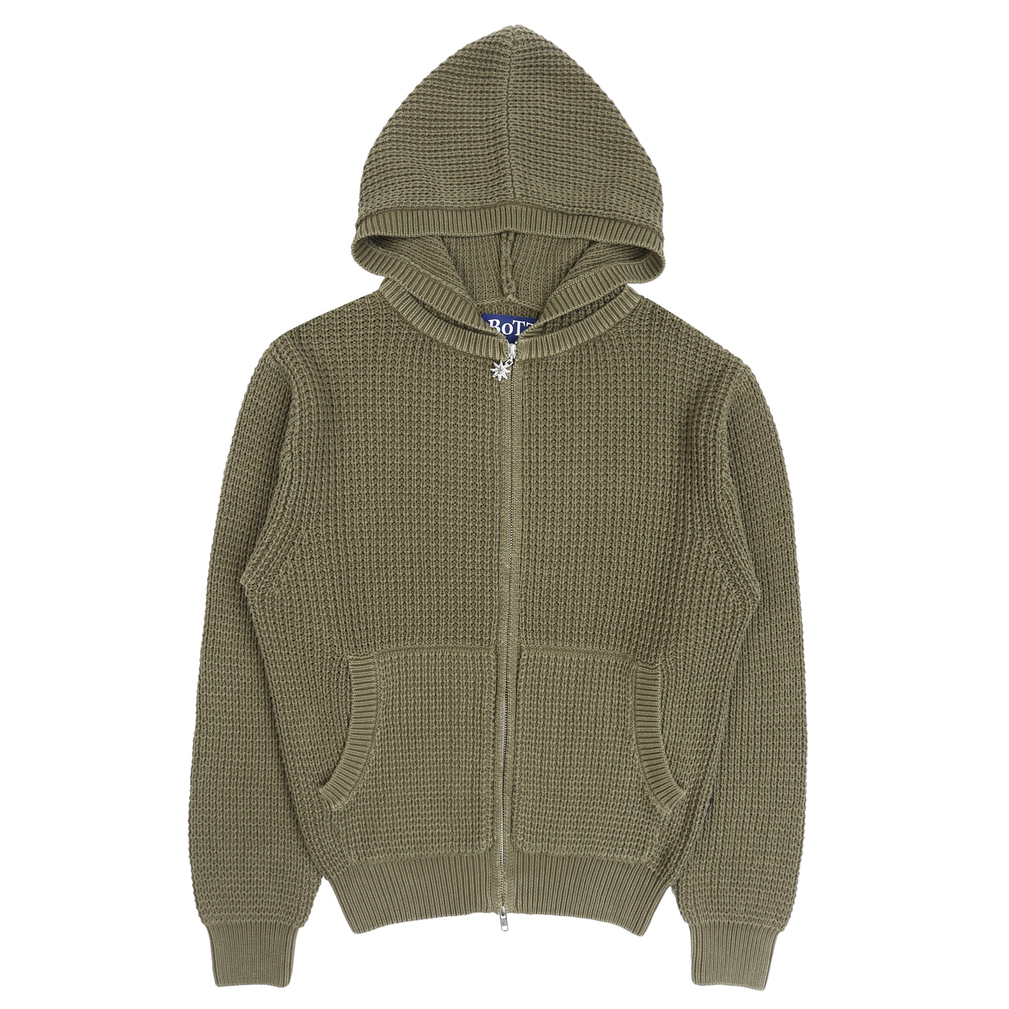 Knit Zip Hoodie - Olive – Supply Store