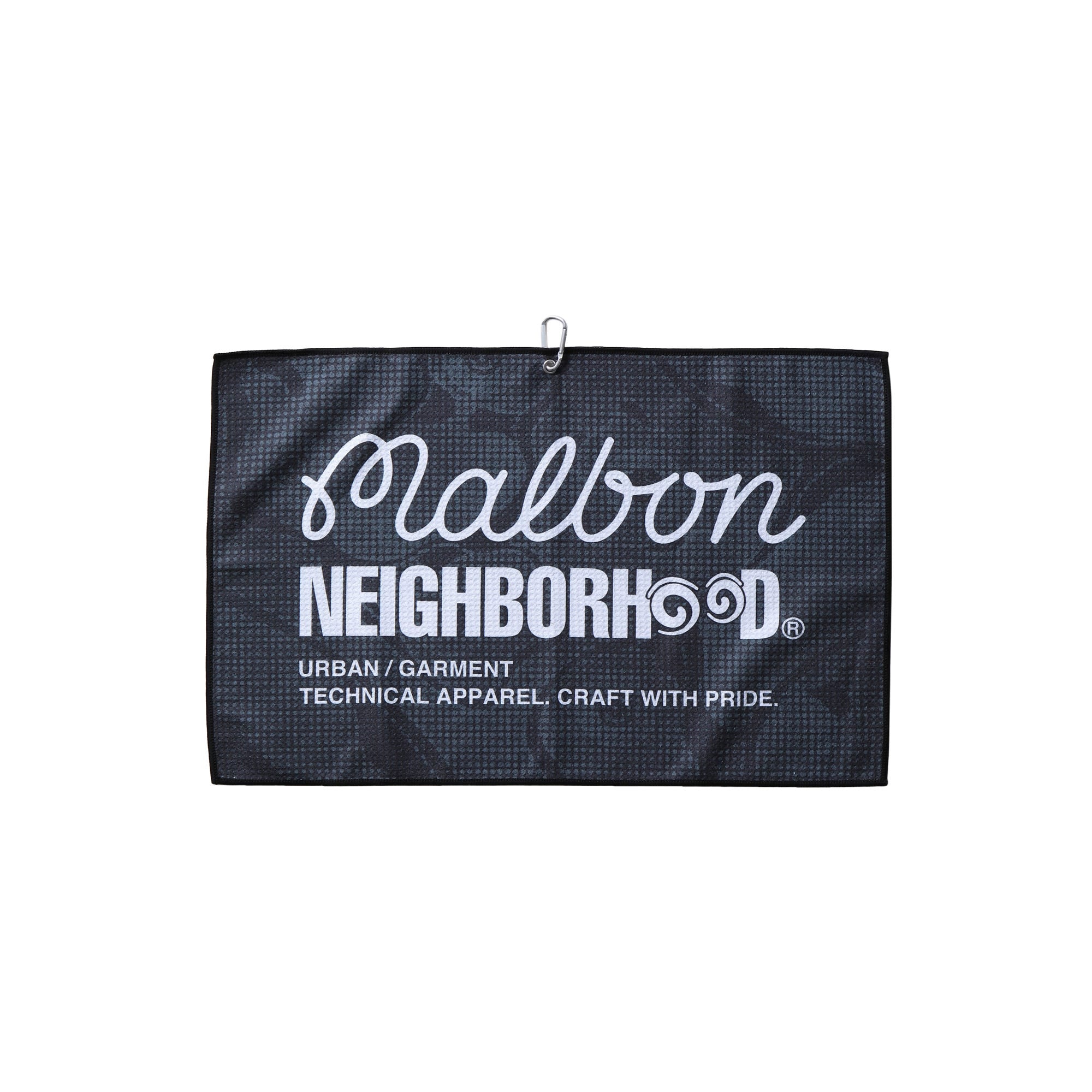 NEIGHBORHOOD X MALBON GOLF Towel バッグタオル NH X Malbon Golf Towel - Black – Supply Store