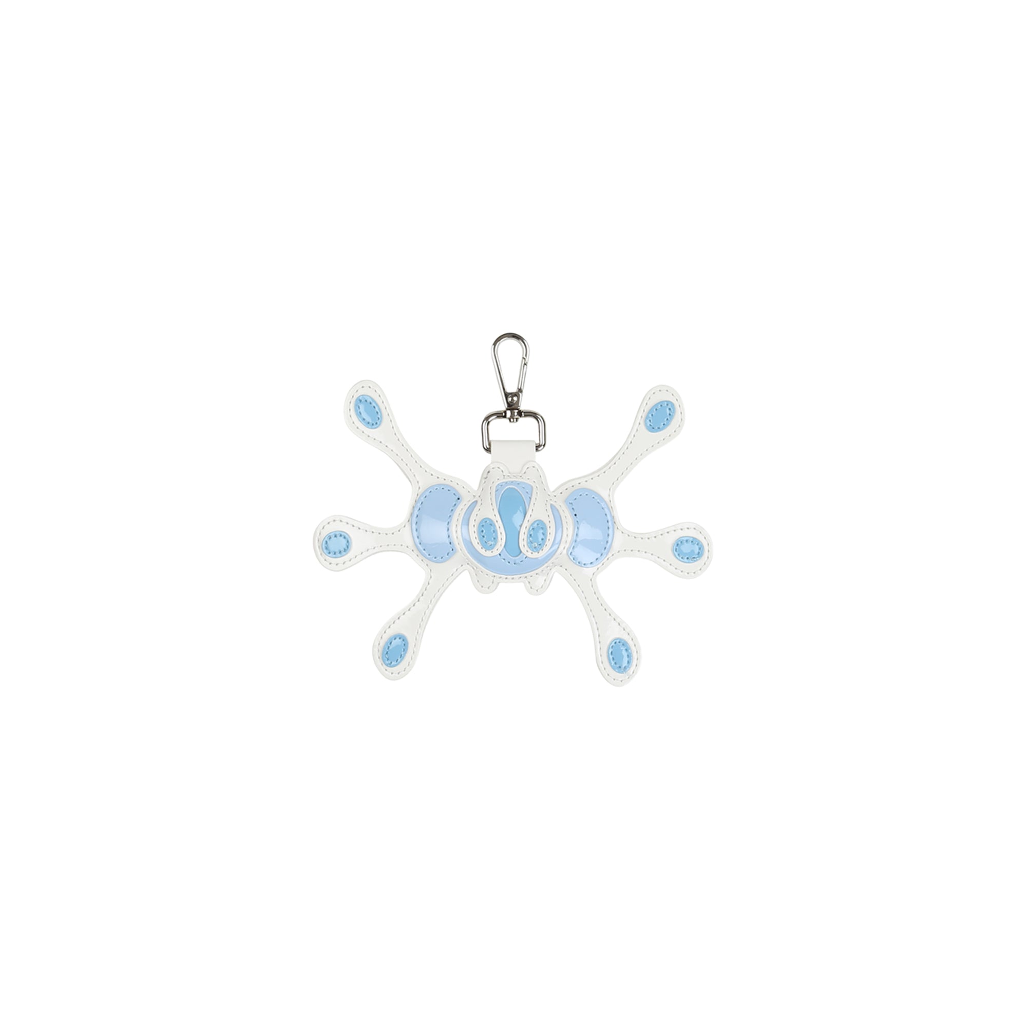 Angel99 Patent Leather Keychain - White/Blue – Supply Store