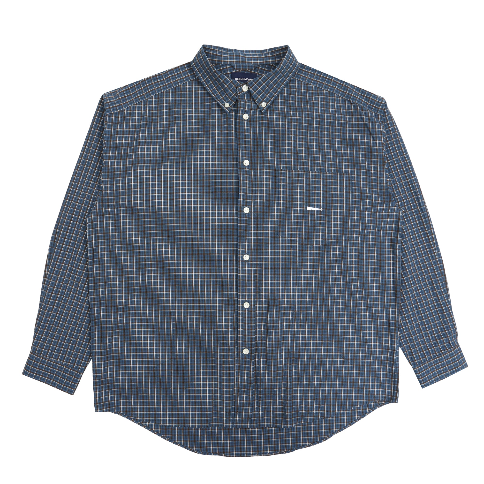 descendant KENNEDY’S PLAID LS SHIRT NAVY Kennedy's Plaid LS Shirt - Navy – Supply Store
