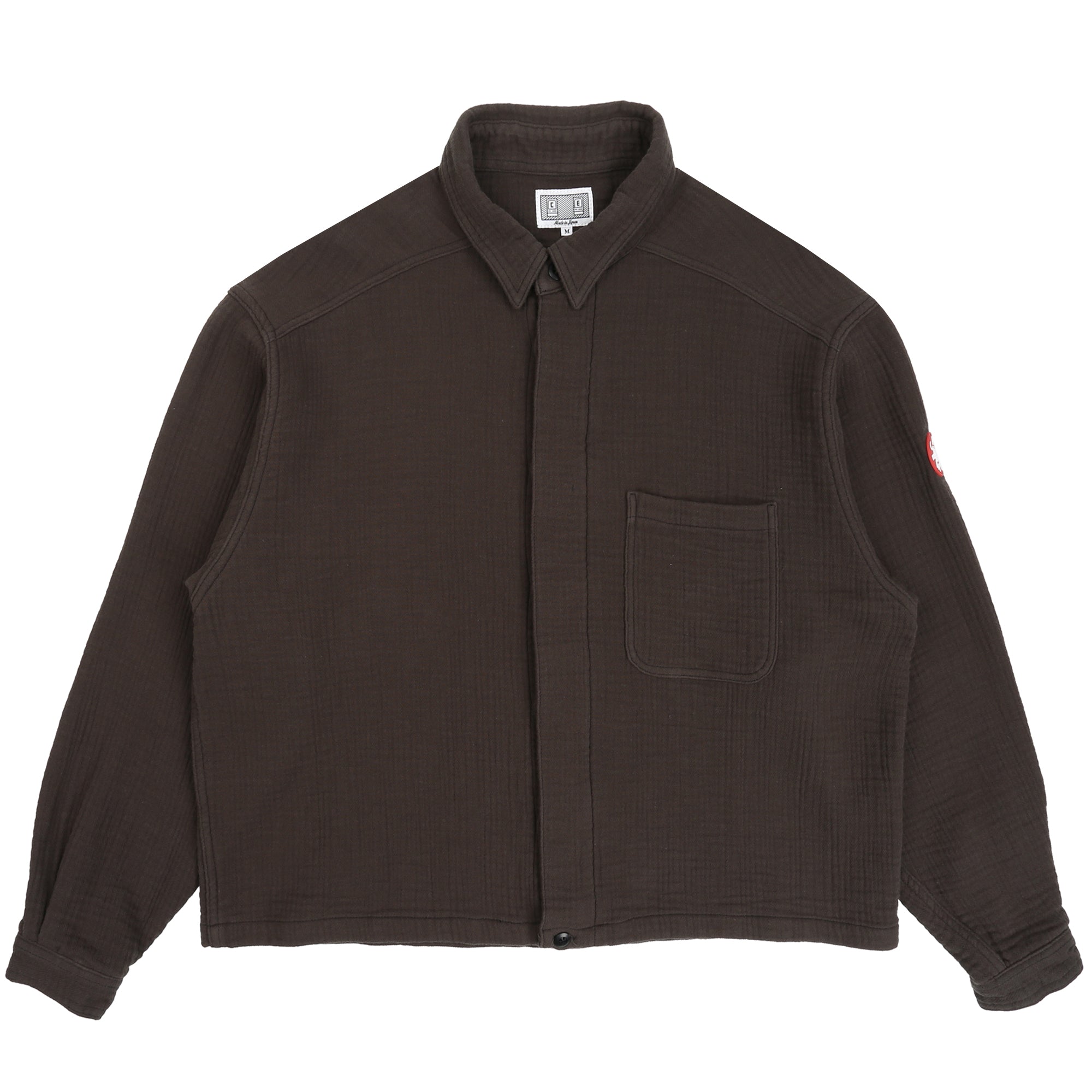 Cotton Gauze Short Shirt Jacket - Charcoal – Supply Store
