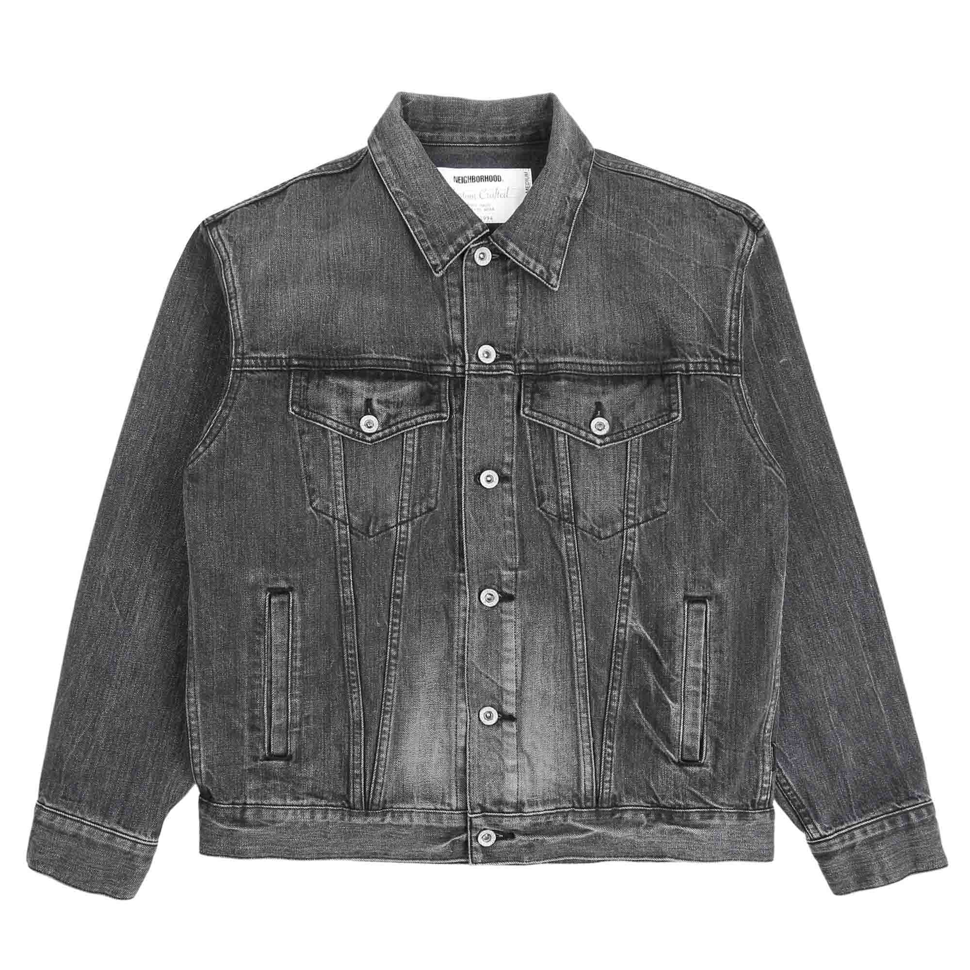 Washed Black Denim Type-4 Jacket - Black – Supply Store