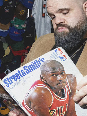 Vintage digging with Senator Briggs for the release of the Jordan Air Ship