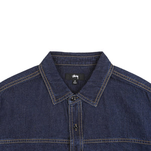 Work Denim Shirt- Dark Denim