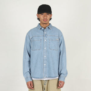 Work Denim Shirt- Light Denim