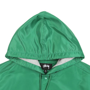 Hooded Coaches Jacket- Green
