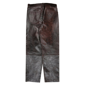 New Classic Jeans Leather- Dark Brown