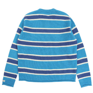 Striped Wool Sweater- Blue