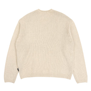 Roll V Neck Sweater- Oatmeal