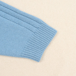 Stripe Raglan Crew- Blue