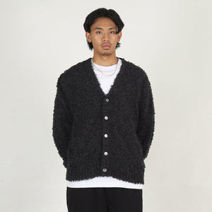 Textured Cardigan- Black