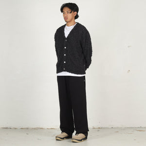 Textured Cardigan- Black