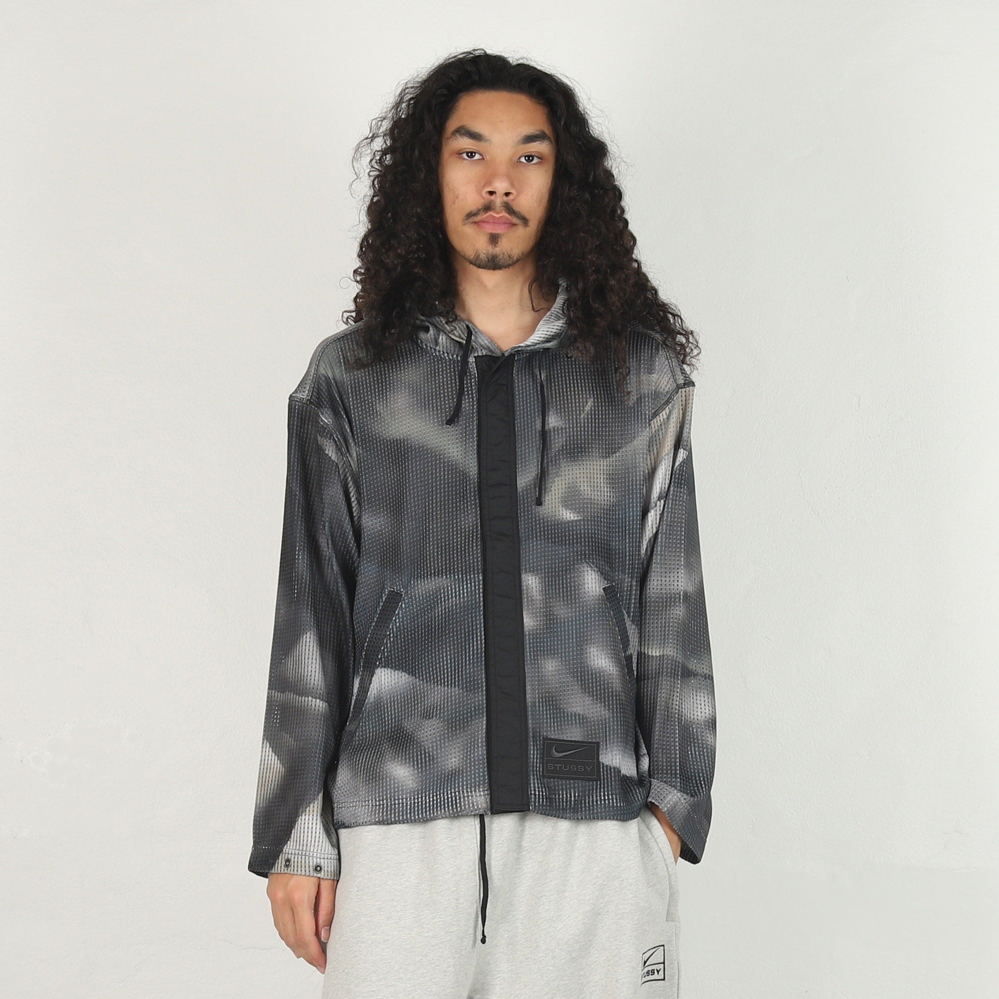 Stüssy x Nike Mesh Hoodie - Multi/Anthracite – Supply Store