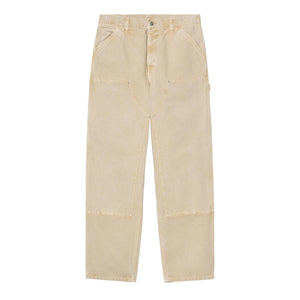 Double Knee Pant - Dusty H Brown chalk wash