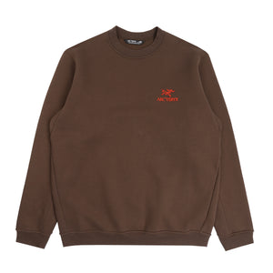 Emblem Fleece Crew - Carob