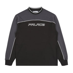Mesh Panel Longsleeve- Slate