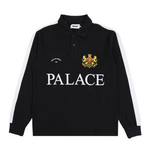 Established Longsleeve Polo - Black
