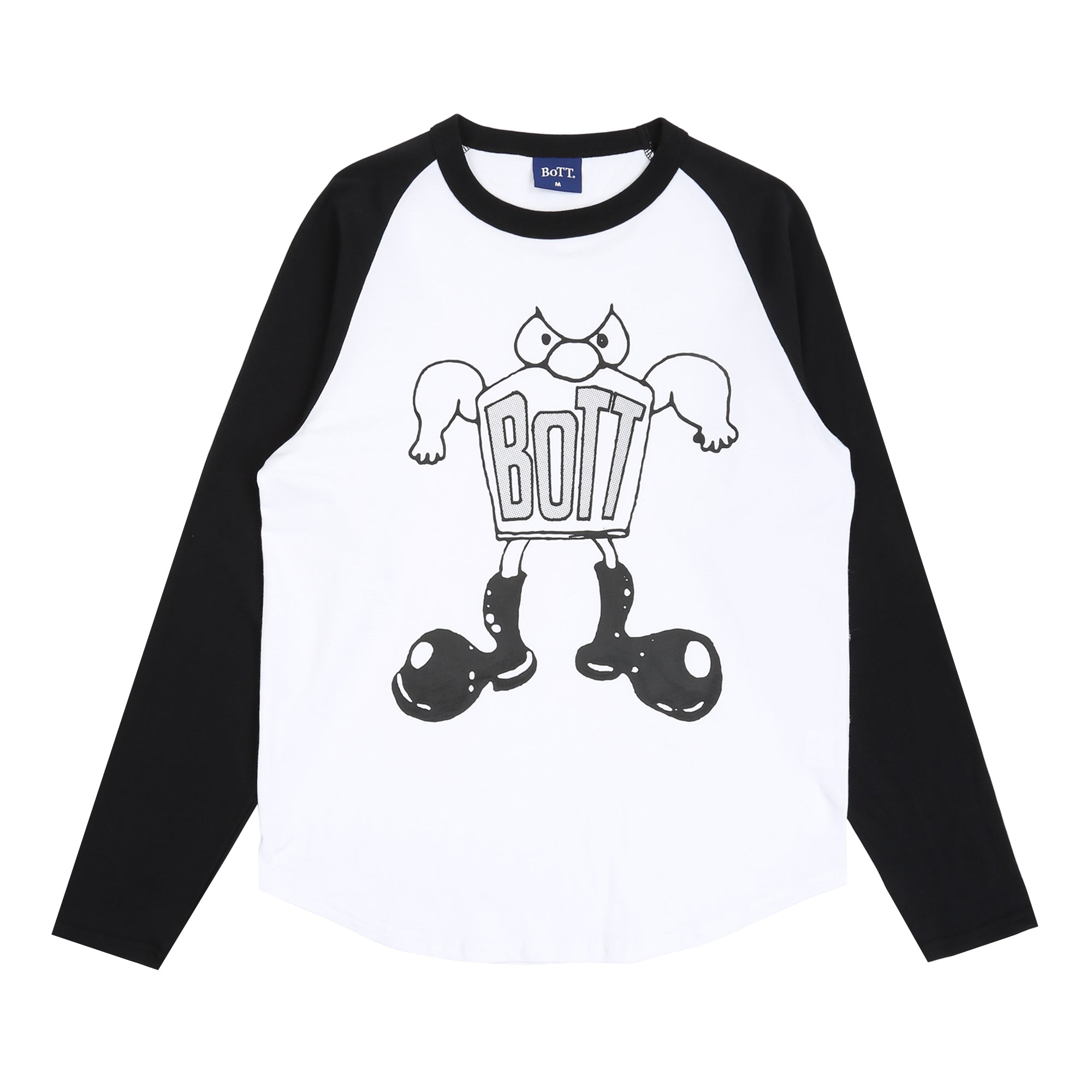 Big Boots Raglan L/S T-Shirt - White – Supply Store