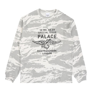 Dove Stamp Waffle Longsleeve - Snow Camo