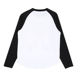 Big Boots Raglan L/S T-Shirt - White