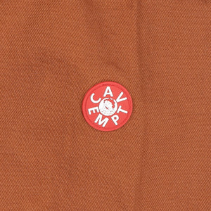Cotton Twill Big Shirt - Brown