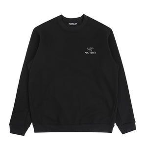 Emblem Fleece Crew - Black