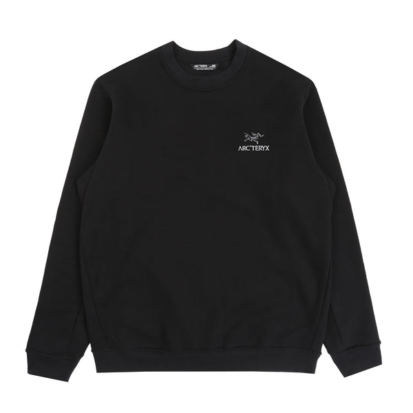 Emblem Fleece Crew - Black