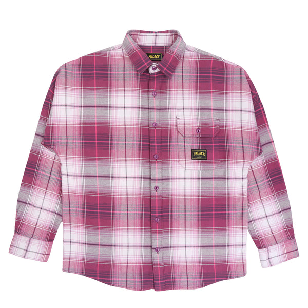 Lumberyak Overshirt Burgundy Plaid