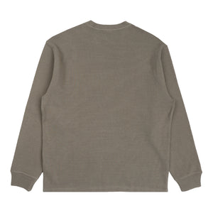 Dove Stamp Waffle Longsleeve - Army Olive
