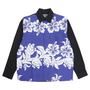 Landon L/S T-Shirt - Blue/White/Black