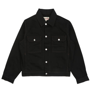 Trucker Denim - Raw Black Contrast Stitch