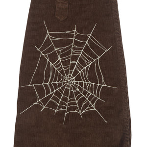 Skull Crest Cord Shirt Brown