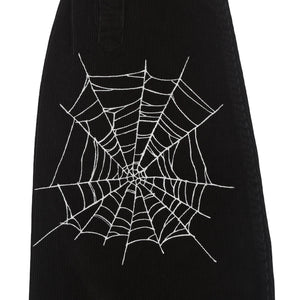 Skull Crest Cord Shirt Black