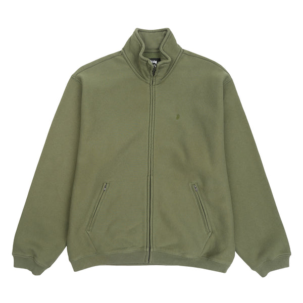 Zip Fleece Mock Neck - Green