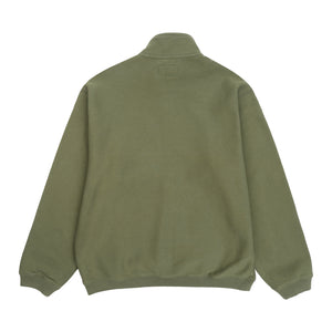 Zip Fleece Mock Neck - Green