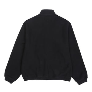 Zip Fleece Mock Neck - Black
