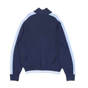 Easy Funnel Knit - Navy