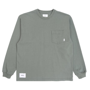 AII LS Cotton Pullover - Blue Grey