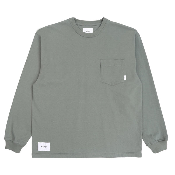 AII LS Cotton Pullover - Blue Grey