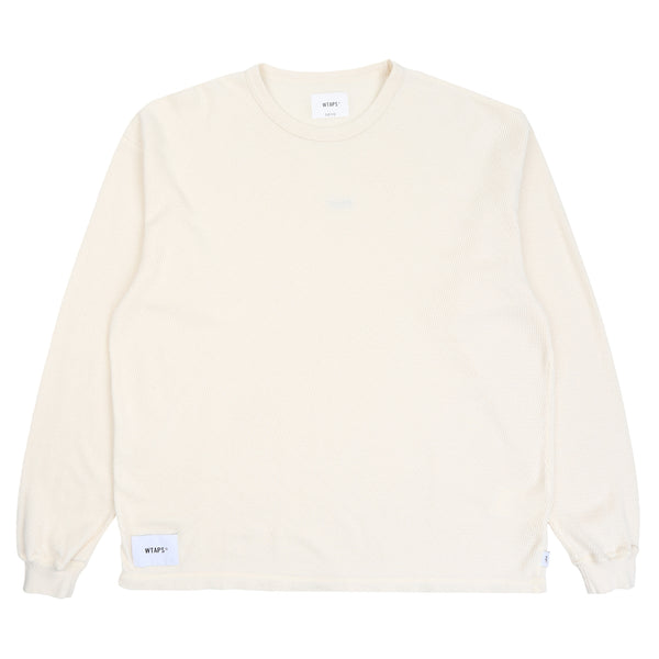 LS Waffle Standard Pullover - Off White