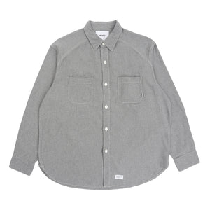 LS CB Cotton Chambray Shirt - Black