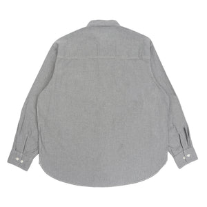 LS CB Cotton Chambray Shirt - Black