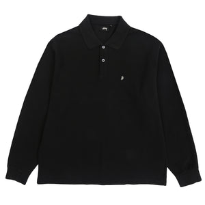 Ls Classic Pique Polo - Black