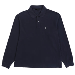 Ls Classic Pique Polo - Navy