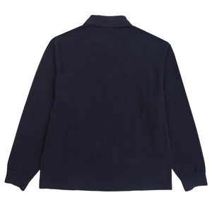 Ls Classic Pique Polo - Navy