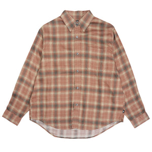 Matthew Plaid Shirt Sd - Brick