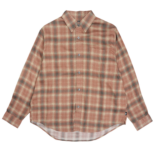 Matthew Plaid Shirt Sd - Brick