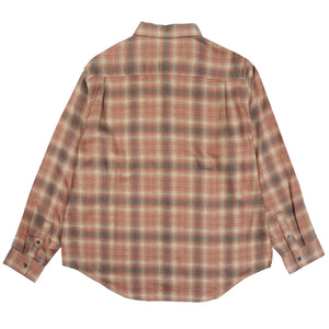 Matthew Plaid Shirt Sd - Brick